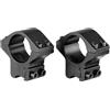 MyHaing Una Coppia di Anelli di Montaggio dell'ambito 25,4 mm Supporto Ottico del mirino Base a Coda di Rondine per P/W Stile Guida Binario 11MM Sella Bassa
