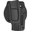 OMITAC Glock 19, custodia OWB per Glock 19, 23, 32 Gen 1,2,3,4 Glock 19 Gen 5 Blocco automatico livello 2 ritenzione custodia di rilascio dell'indice destro