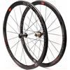 LYMFCFC Ruota Anteriore E Posteriore Per Bicicletta 700C, Profondità 40 Mm, Copertoncino, Set Di Ruote Per Bici Da Strada In Carbonio, Cerchione Freno V/C, Cuscinetto Sigillato Black,700C