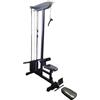 Generico Lat machine pulley pacco pesi 60kg+carico manuale 25-50mm con sedile per pulley a terra incluso!!