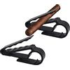 Alovexiong - Confezione da 2 portasigari da golfista, con clip flessibile, per sigari, sigari, putter a barche, barbecue per golfisti, borsa da golf e carrelli da golf, colore: nero