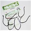 Mustad, confezione da 7 ami per pesca del pesce gatto (2/0)