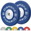 G5 HT SPORT Coppia Dischi Bumper Competizione PRO Diamond Foro Ø50 mm per Palestra E Home Gym da 5 A 25 kg per Manubri E Bilancieri (2 x 20 kg (Blu))