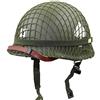 BLUEZY Elmetto d'Acciaio Americano M1 della seconda Guerra Mondiale Hel Elmetto Militare della Replica dell'attrezzatura Militare di Guerra Mondiale per Dimensioni Della Testa 57~63cm