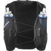 Salomon Unisex Advance Skin 12 | Gilè idrico da 12 litri per corsa su sentiero, Nero, Taglia piccola