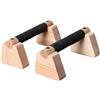 STARTIST Baoblaze 2 Pezzi di Push up Bar, Manici a Spinta in Legno, Bar a Portata di Mano, Push up, Barre di parallette per la Palestra di casa Ginnastica, 20 Cm
