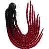Parliky Decorazione Per Casco Da Con Treccia Finta Accessorio Riutilizzabile Per Casco Unisex Adatto Tutti Tipi Di Caschi e
