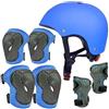 Lengender 7 set di protezione per pattini, casco/ginocchiere per bambini, set di protezione per skateboard, bicicletta, monopattino da 3 a 10 anni