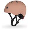 Scoot & Ride, S - Casco taglia M per bambini (Mocha)