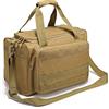 DONGKER Borsa da Tiro,Borsa per Poligono di Tiro da Caccia Borsa Sportiva per Pistole per Caccia O Tiro (Kaki)