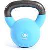Rebecca Mobili FitAndFun Rebecca Mobili Kettlebel Peso Palestra, Ghisa Rivestimento Neoprene, per Allenamento Braccia Gambe Home Fitness (Azzurro - 10 kg)