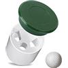 QARIDO Tazza da golf con foro per prato, copertura per tazza verde, accessori protettivi per golf, strumento di addestramento per esterni, giardino, casa, interni, viaggi, cortile