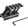Gexgune Supporto per riser P.icatinny da 20 mm (altezza 1), riser tattico in lega di alluminio a sgancio rapido per mirini a punto rosso T1, T2 - Include chiave