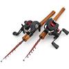 ZYDYZ Set di Canna da Pesca Telescopica in Fibra di Carbonio e Bobina di Casting - 1.6/1.85M - Combo per Principianti per Bass