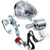 JISADER Set di luci per Bici Dinamo Luci Posteriori con Cablaggio Incluso Parti di Ricambio universali Generatore di attrito Sicuro Accessori per Biciclette, Stile a