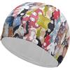 Qjjinxior Cuffia da nuoto colorata con cavalli in stile cartone animato, cuffia da bagno per capelli lunghi e corti