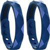 Bigougem Braccialetto per rilassamento nervoso, lunghezza regolabile, 2 pezzi, antistatico, multi-foro, migliorata, qualità del sonno, unisex, impermeabile, in silicone energetico