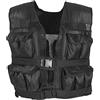 GORILLA SPORTS® Gilet con Pesi - 10kg, 20kg o 30kg, Regolabile, Taglia Unica, Nylon, incl. Borsa - Giubbotto Zavorrato, Ponderato, Giacca Esercizio, Allenamento Forza e Resistenza, Palestra, Fitness