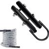 Generisch Moschettone per Arrampicata Battle Rope - Attrezzature per Il Fitness per l'allenamento a casa, Appassionati di Sport, Allenamento Professionale per Principianti