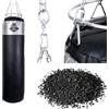DBX BUSHIDO SPORT Sacco da boxe riempito con granuli di gomma 130 cm - sacco da 60 kg - allenamento boxe e kickboxing - punching bag (oro con granuli)