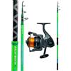 Kolpo combo pesca Surfcasting con canna telescopica 4.10mt 200gr + mulinello da pesca kolpo+ filo da pesca precaricato
