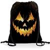 style3 Halloween zucca Borsa da spalla sacco sacchetto drawstring bag gymsac