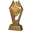 tecnocoppe Trofeo Stretta di Mano Fair Play h 17,50 cm Targhetta Personalizzata Omaggio