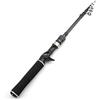 UDHSNJZG Canna da Pesca Canna da pesca a spinning Baitcasting 5/6 Sezione 1,5 m,98 Viaggio Carbonio Peso di lancio 1-5 g Veloce Ultraleggero Esca Pole(Casting Rod,1.5M)