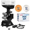 Tibhar Set da ping pong robot Robo Pro Junior + 72 palline da allenamento Basic Syntt NG | macchina a sfera con telecomando senza fili | ideale per principianti e avanzati | TT-T-T-Ttrainer per la