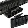 ACEXIER Tactical polimerico Shot gun Quick Release Shell Holder Carrier for Hunting Airsoft Paintball adatto per 20mm Picatinny Rail Mount