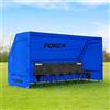 FORZA Ripari Panchine per Squadre da Calcio | Riparo Durevole E Portatile Sportivo - Panche Opzionali | 10 Colori (Blu, Riparo + Panchina a 6 posti PRO)