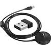 Generic Ricevitore USB Ant - Flash Drive con Cavo di prolunga USB | Ricevitore per formiche con Cavo di prolunga USB | Set Ant+ Dongle Compatibile con Trainer | Road Connect Cycleops Trainer Rouvy TacX