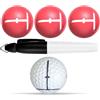 Generic Marcatore per palline da golf, con penna di precisione per allineare le linee, per giocatori, donne, uomini, adulti, appassionati di principianti