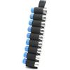 ACEXIER Tattico Gancio e Anello 9 Colpi Porta cartucce per Fucile da Caccia Cartuccia Shotshell Cartridge Pouch Cartridge Insert Card Strip con Retro Adesivo per 12 GA (Black)