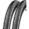 ECOVELO 2 Copertoni 24 x 1.75 (47-507) per City Bike, Bambino | Pneumatici Stradali Neri in Gomma Bicicletta