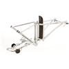Tranhuy Follow Me. Tandem della Frizione - Rimorchio per Bicicletta, Argento, 12/20/26/28