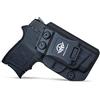 PoLe.Craft IWB Tactical KYDEX Gun Holster Pistola Softair Fondine Fits: Smith & Wesson M&P Bodyguard 380 / Laser S&W BG380 Pistol Case Inside Concealed Carry Holster Guns Accessories (Black, Right Hand Draw)