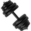 Virtufit Manubri regolabili in vinile - Pesi fitness - 15 kg