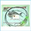Piranha Fishing Line TERMINALE BOLENTINO Black Rays Bream con Molle Inox da OCCHIONI CERNIE NASELLI