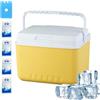 Generico Ice Chest Cooler,Termobox Portatile Frigorifero da Viaggio - Borsa Frigo Portatile con Conservazione Prolungata per Spiaggia, Campeggio, BBQ all'Aperto e Pesca