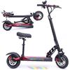 YOBACARID 10" Monopattino Elettrico Adulto, Doppia Sospensione Pieghevole Monopattino Elettrico Max 25 KM/H, Freno sistema di frenata scooter elettrico di, Freni Cicalino (10")