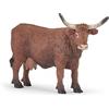 Papo - Statuetta Animale - Mucca Salers, Fascino della Vita in Fattoria, Giocattolo per Bambini dai 3 Anni - Collegamento con la Vita in Fattoria e consapevolezza della biodiversità