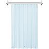 Mrs Awesome Tenda da doccia con 3 magneti, 182 x 182 cm, in plastica robusta e flessibile di alta qualità, leggera e impermeabile, blu