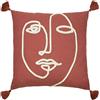 furn. Uno Cuscino Viso, Poliestere, Red Clay