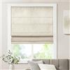 Madison Park Galen, tenda oscurante a pannello singolo, in tessuto senza fili, ad alta efficienza energetica, tenda per finestra, 83 x 162 cm, stampa in finta seta avorio