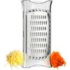 Premier Housewares, Grattugia Manuale, 16 cm, Colore: Bianco/Trasparente