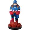 Cableguys Marvel Captain America Supporto Controller e Telefono - Porta Cellulare Compatibile con Xbox, PlayStation e la Maggior Parte dei Controller, Accessori Gaming Scrivania e Postazione Gamer