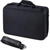 Generic Custodia protettiva per PS5 Host - Custodia rigida in EVA per custodia protettiva per controller P5 con tracolla, Nero , Borsa portaoggetti per PS5 Host Protettivo