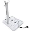 Yunseity Stazione di Ricarica per Controller , Support di Raffreddament Host per Accessori , Supporto per Controller Cuffie PS Vr2 con Indicatori LED, con 5 Adattori di Tipo C C Tipo