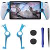 DLseego 1 paio di coperture decorative portatili adatte per lettore remoto PS Portal, controller ps5 Edge controller fai da te, include kit di attrezzi e 2 impugnature per pollice, copertura per